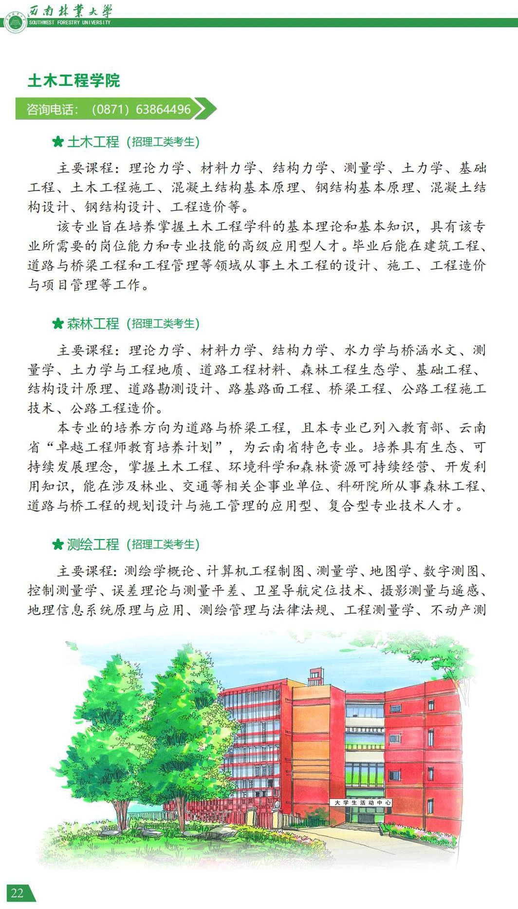 西南林业大学2021年报考指南