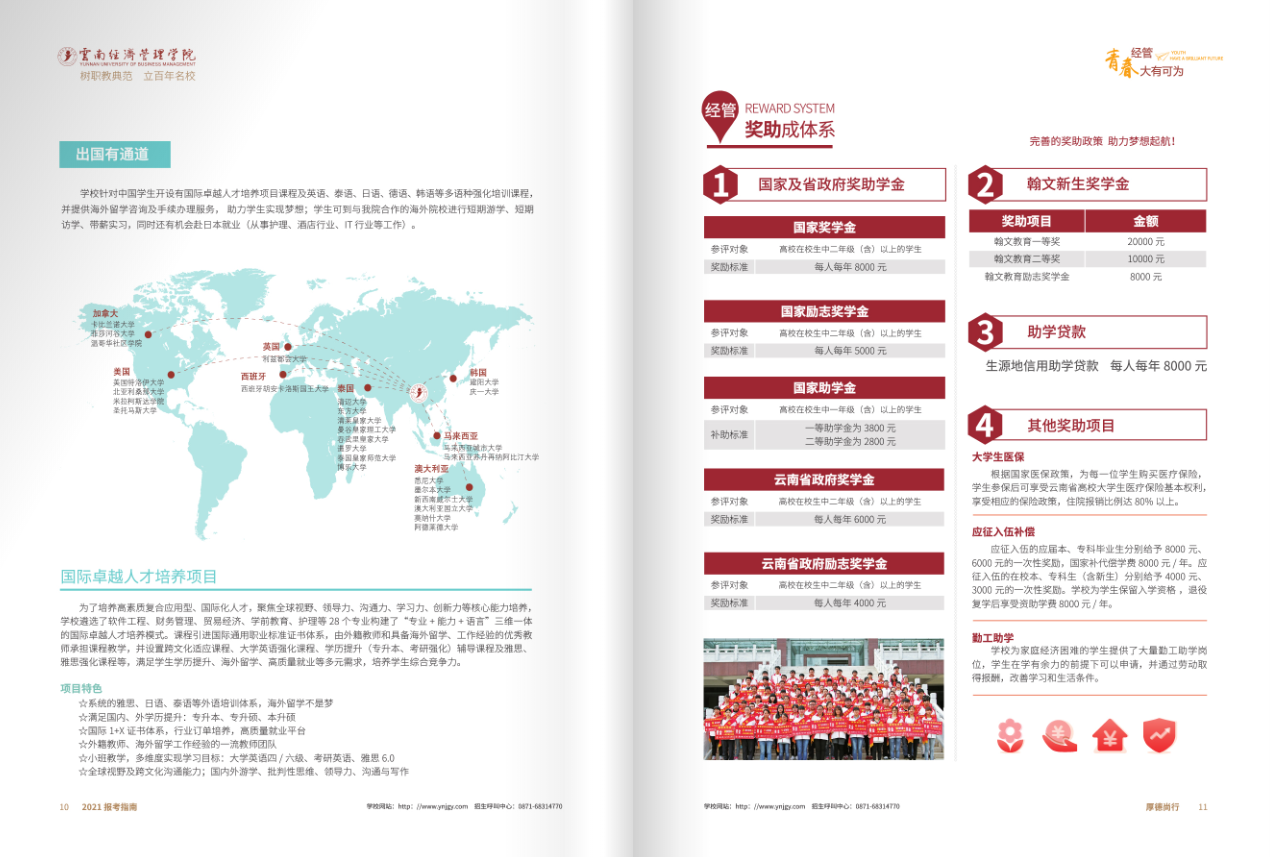 云南省经济管理学院2021年报考指南