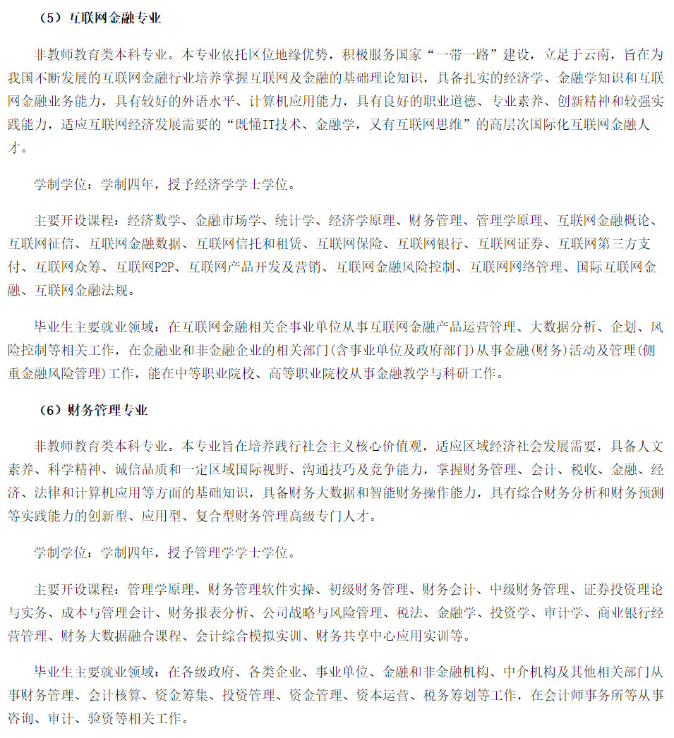 滇西科技师范学院2021年招生简章