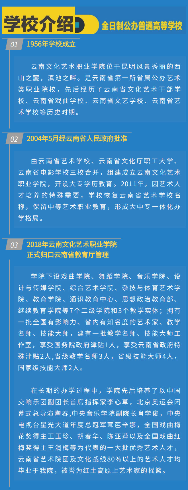 云南文化艺术职业学院2021年招生简章