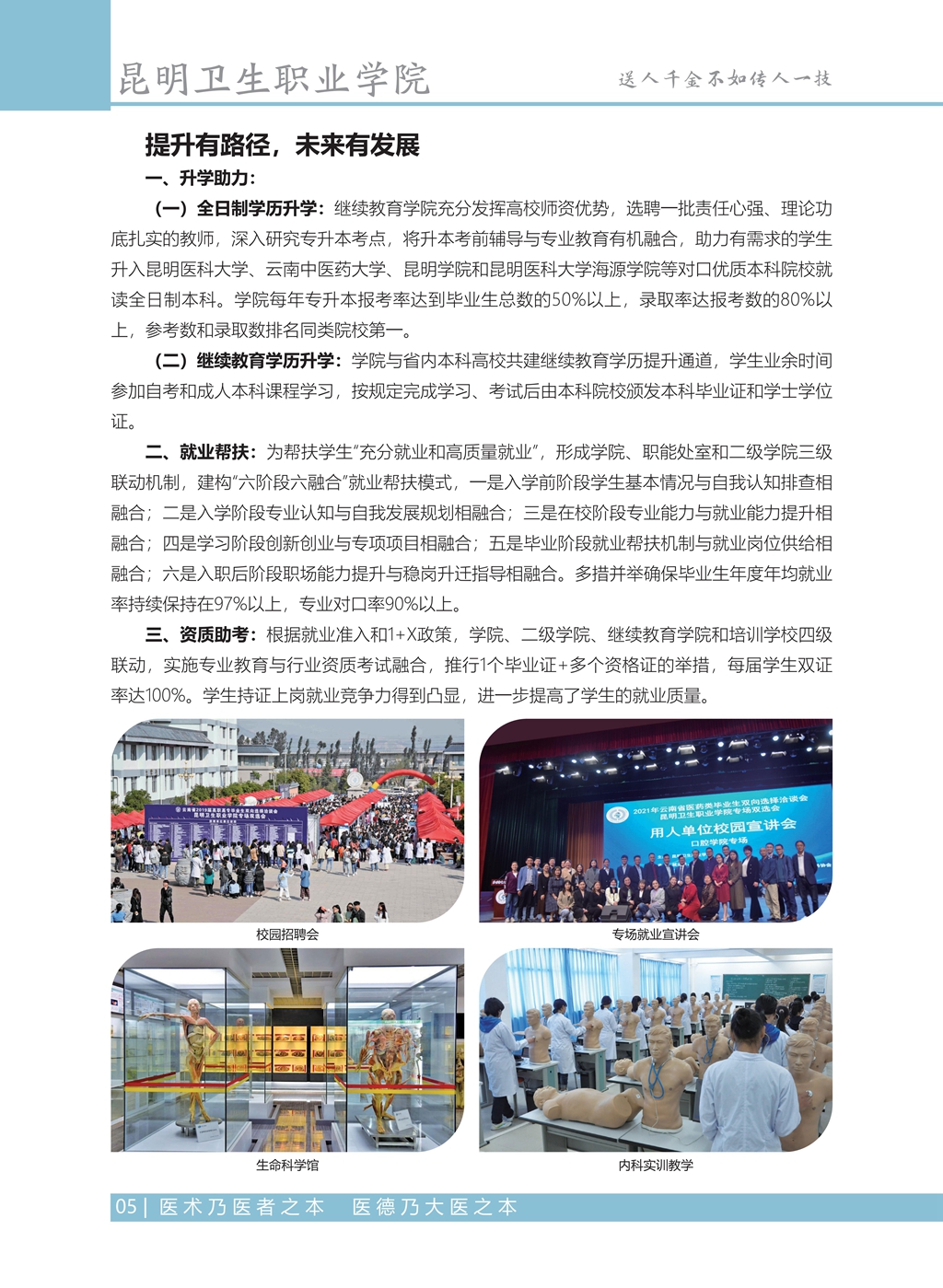 昆明卫生职业学院2021年高职招生简章